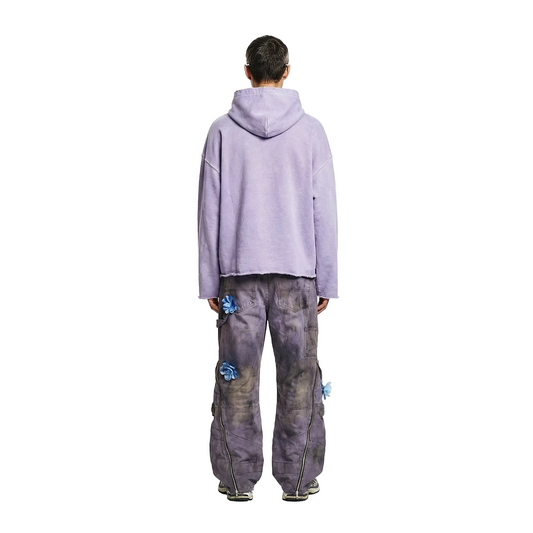 PURPLE LIGHT CROSS HOODIE (1 of 1)