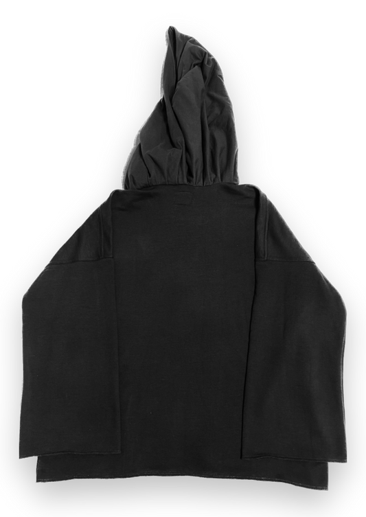 Charcoal Grey Crucifix Hoodie