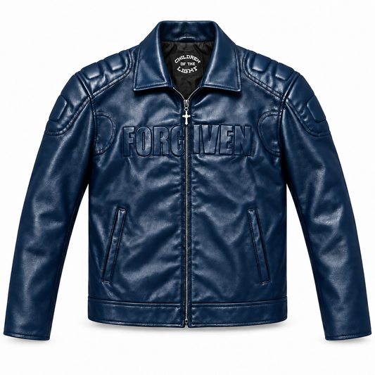 NAVY BLUE FORGIVEN JACKET PRE-RELEASE
